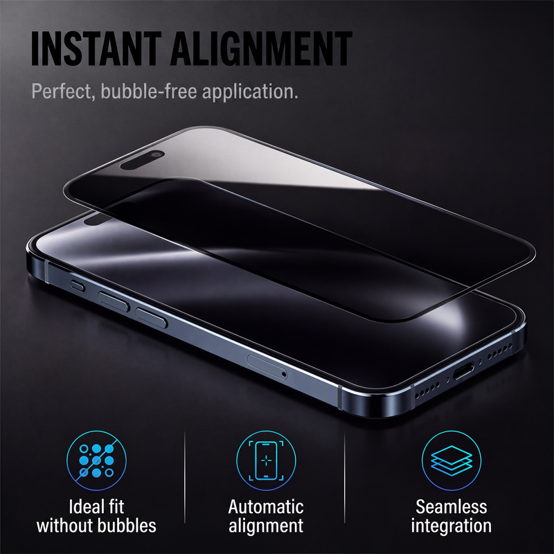 📢 50% de Réduction – Protecteur d'Écran Verre Trempé Privacy, Anti-Espion 30° et Couverture 9D pour iPhone 11 à 17 Pro Max
