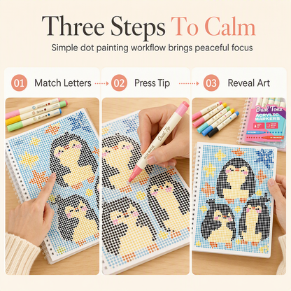Ensemble de coloriage Braille de pleine conscience