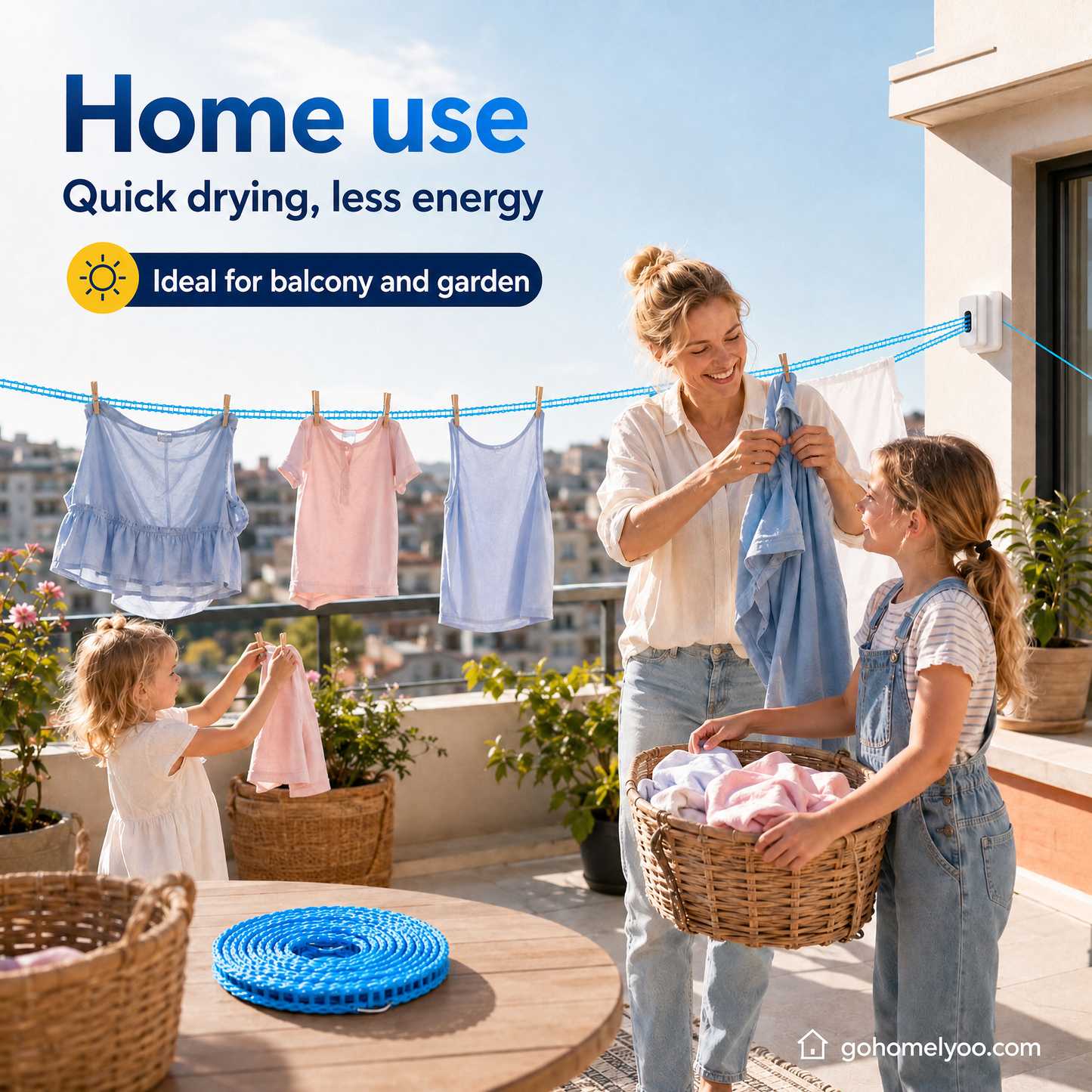 💥 1 acheté, 1 offert 🔗 Linge de linge anti-vent et antidérapant 👕 Finis les problèmes de linge par temps venteux 🌬️