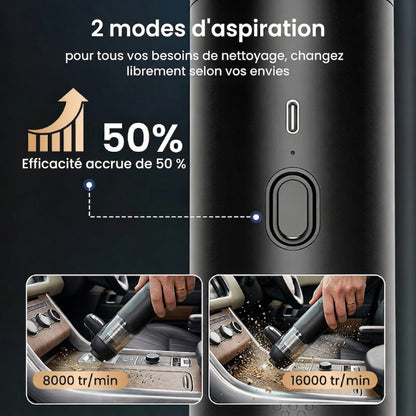 🚗 Vente chaude💖 Aspirateur de voiture sans fil Slim V8 Mate haute puissance 13000Pa/30AW