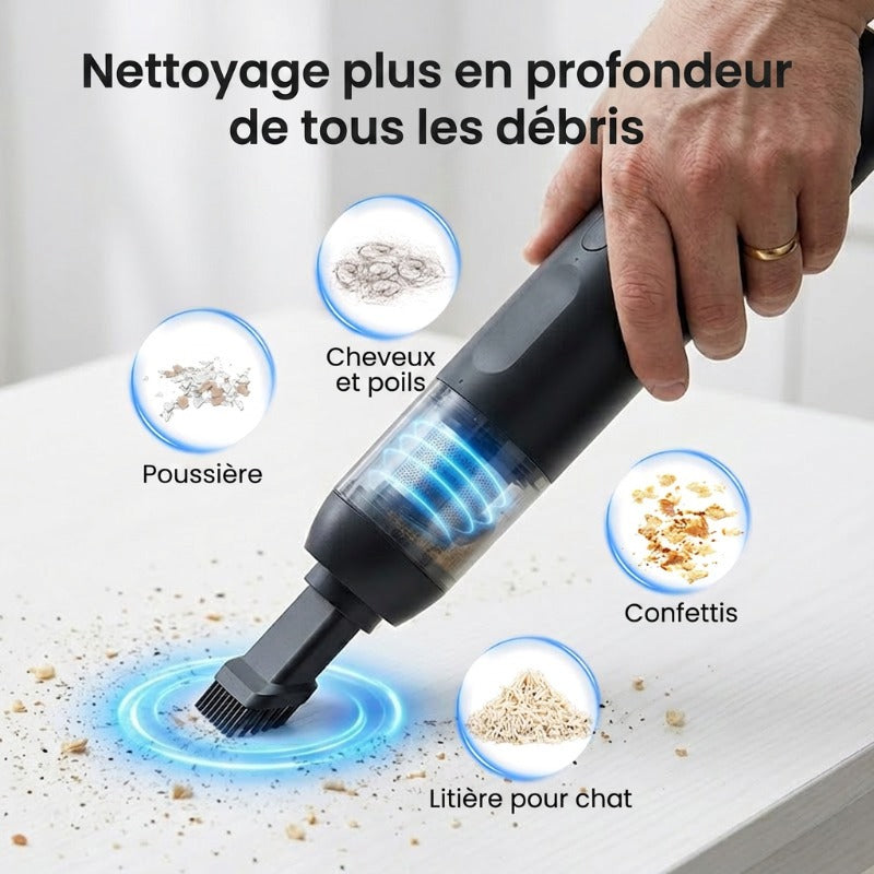 🚗 Vente chaude💖 Aspirateur de voiture sans fil Slim V8 Mate haute puissance 13000Pa/30AW